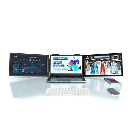 Left Right Dual Screen Portable Display 14 Inch 2560x1080 Depzion