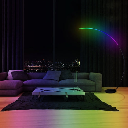 RGBW Modern Curve Floor Lamp | New Version Depzion