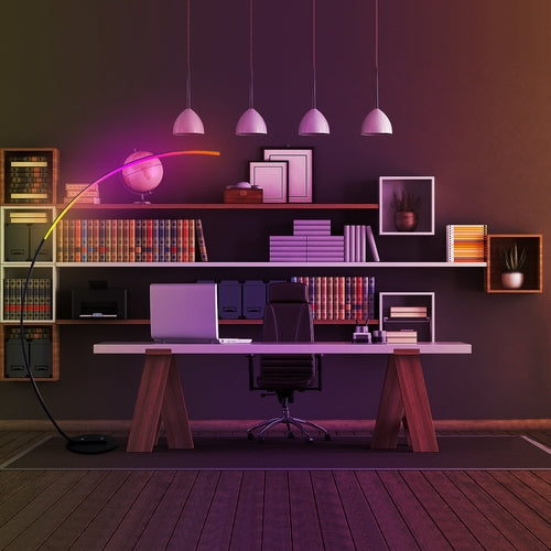 RGBW Modern Curve Floor Lamp | New Version Depzion