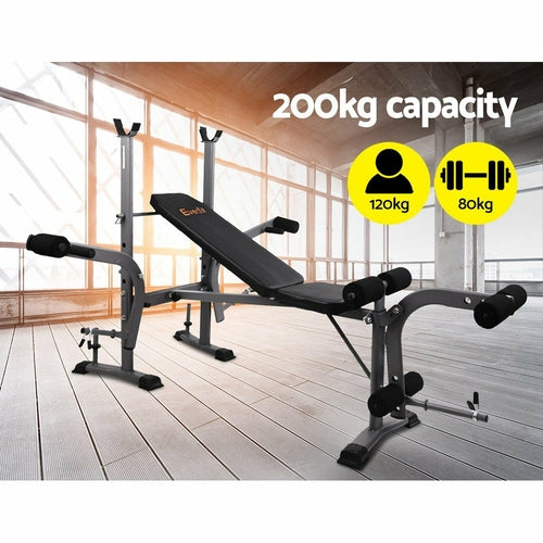 Everfit Multi Station Weight Bench For Bench Presses Depzion
