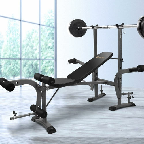 Everfit 8-in-1 Adjustable Weight Bench for Home Gym Depzion