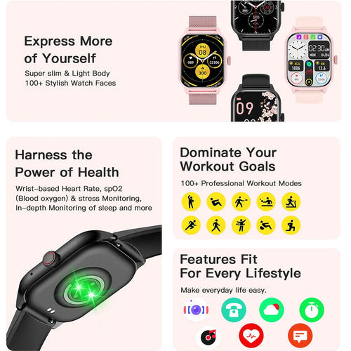 LEMFO LT10 Smart Watch 2024 Android Gift Bluetooth Call Smartwatch Depzion