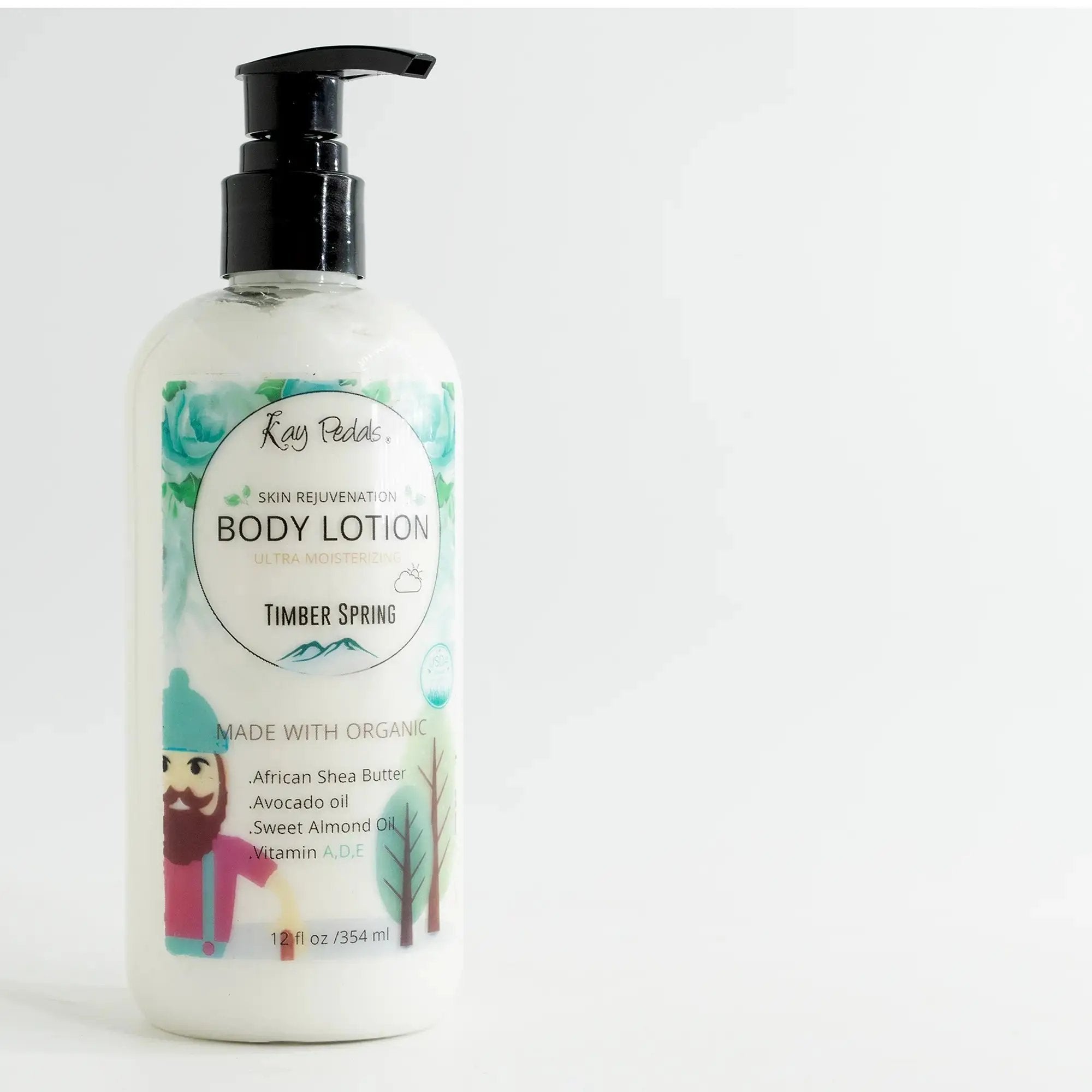 Timber Spring Body Lotion | Organic Body Cream | Shea Butter Lotion | Scented Lotion | Almond Body Lotion-3