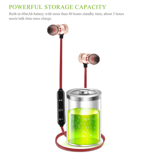 Wireless Bluetooth 4.0 Headset Sports Earphones Depzion