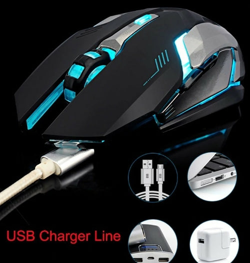 Ninja Dragon Stealth 7 Wireless Silent LED Gaming Mouse Depzion
