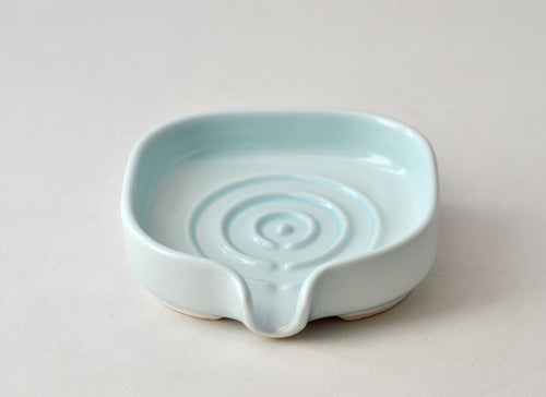 Self-Draining Porcelain Soap Dish Depzion