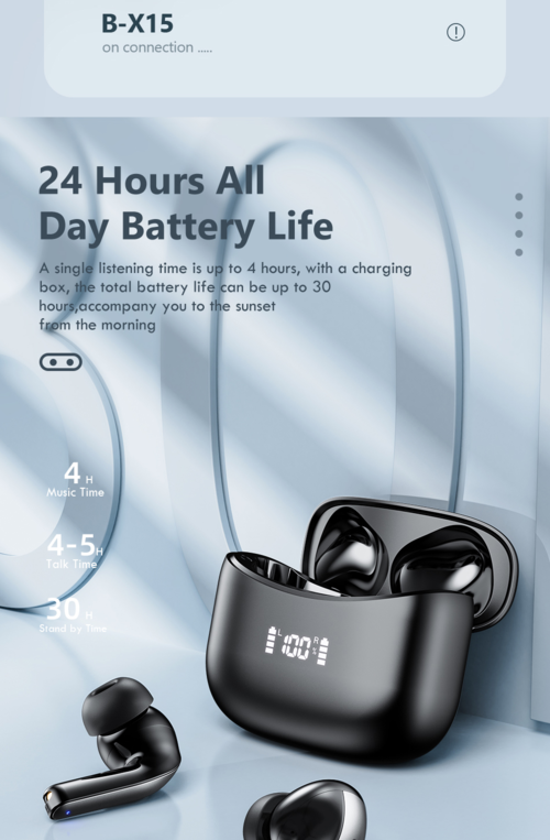 LED TWS Earbuds Bluetooth 5.0 Earphones for Huawei Iphone Depzion