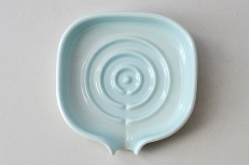 Self-Draining Porcelain Soap Dish Depzion