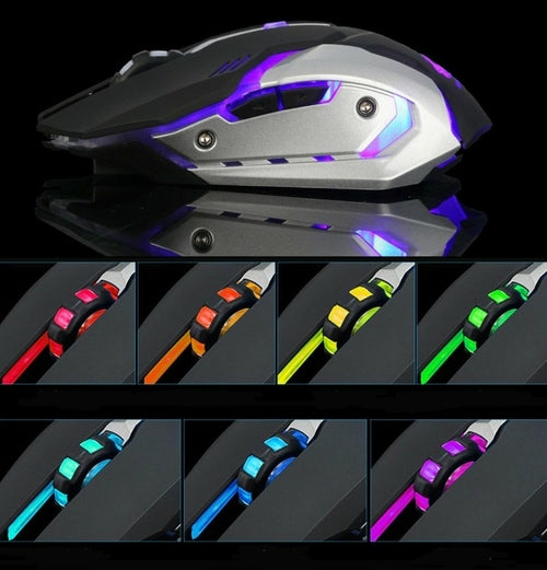 Ninja Dragon Stealth 7 Wireless Silent LED Gaming Mouse Depzion