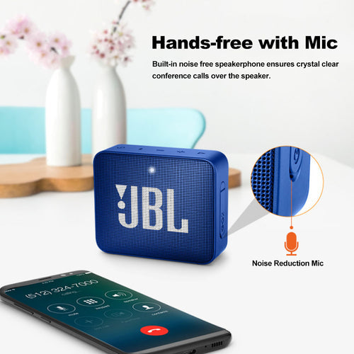 JBL GO 2 Wireless Bluetooth Speaker IPX7 Waterproof With Mic Depzion