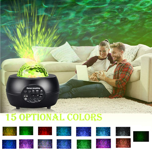 LED Night Light Starry Sky Projector with Bluetooth Wireless Speaker Depzion