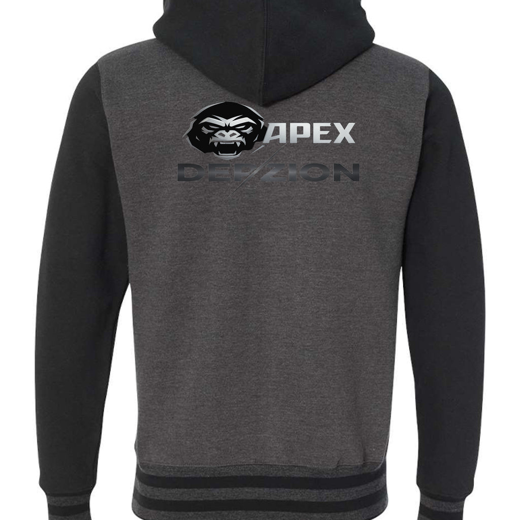 Charcoal Heather/ Black - BACK