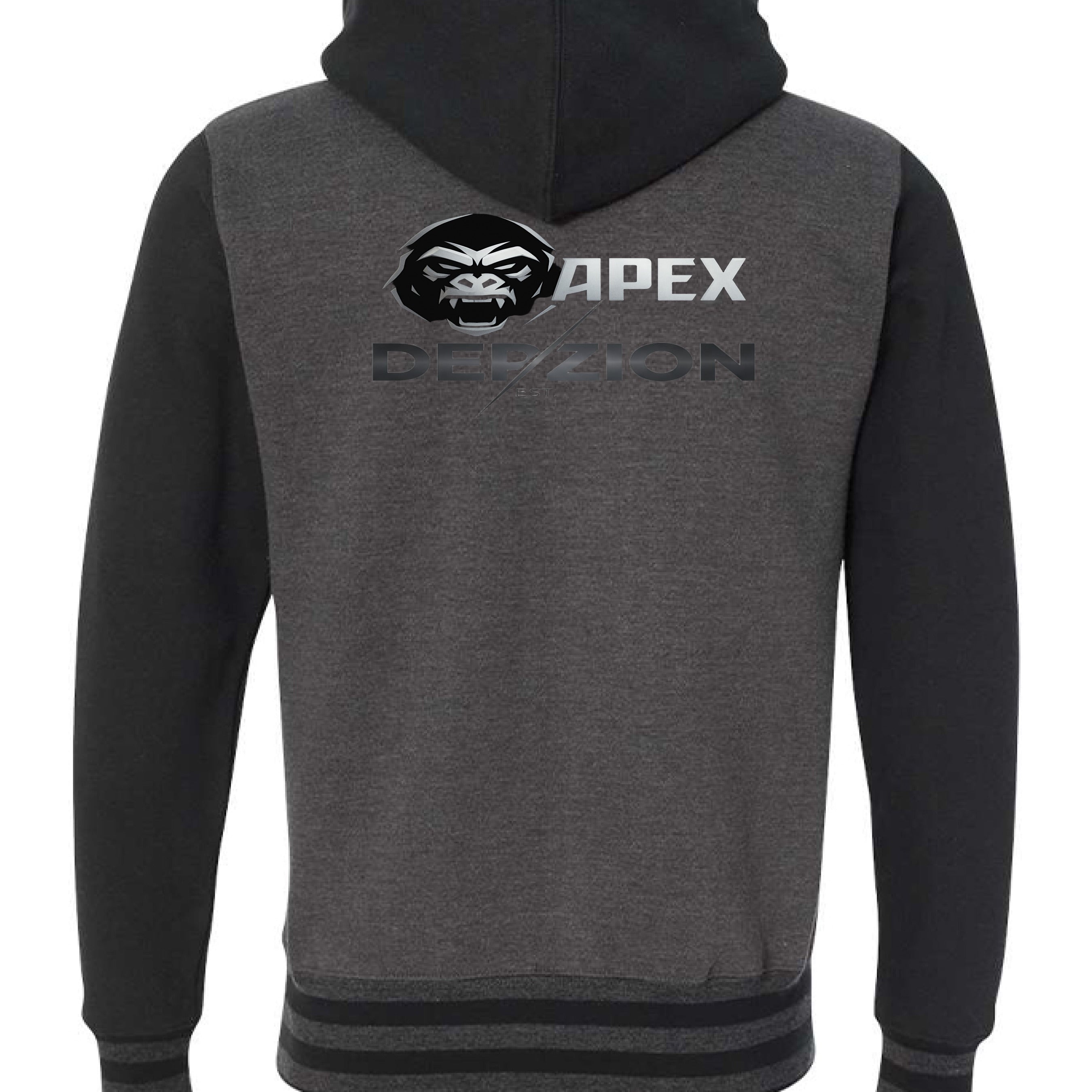 Charcoal Heather/ Black - BACK