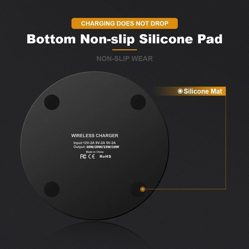 Dragon W9 30W Wireless Charging Pad IPhone 15 Series USB C Depzion