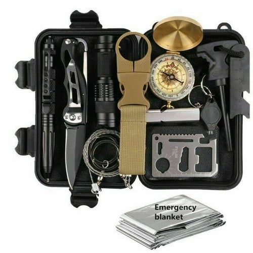 14 In 1 Outdoor Emergency Survival Kit Depzion
